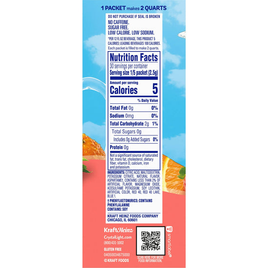 Crystal Light Strawberry Orange Banana