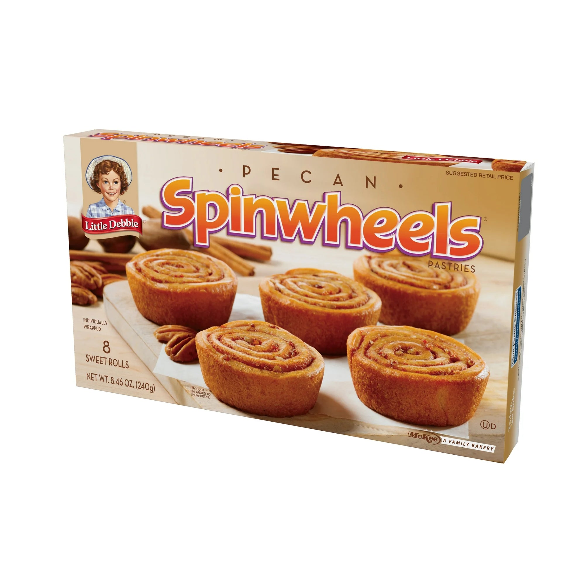 Little Debbie Family Pack Pecan Spinwheels sweet rolls