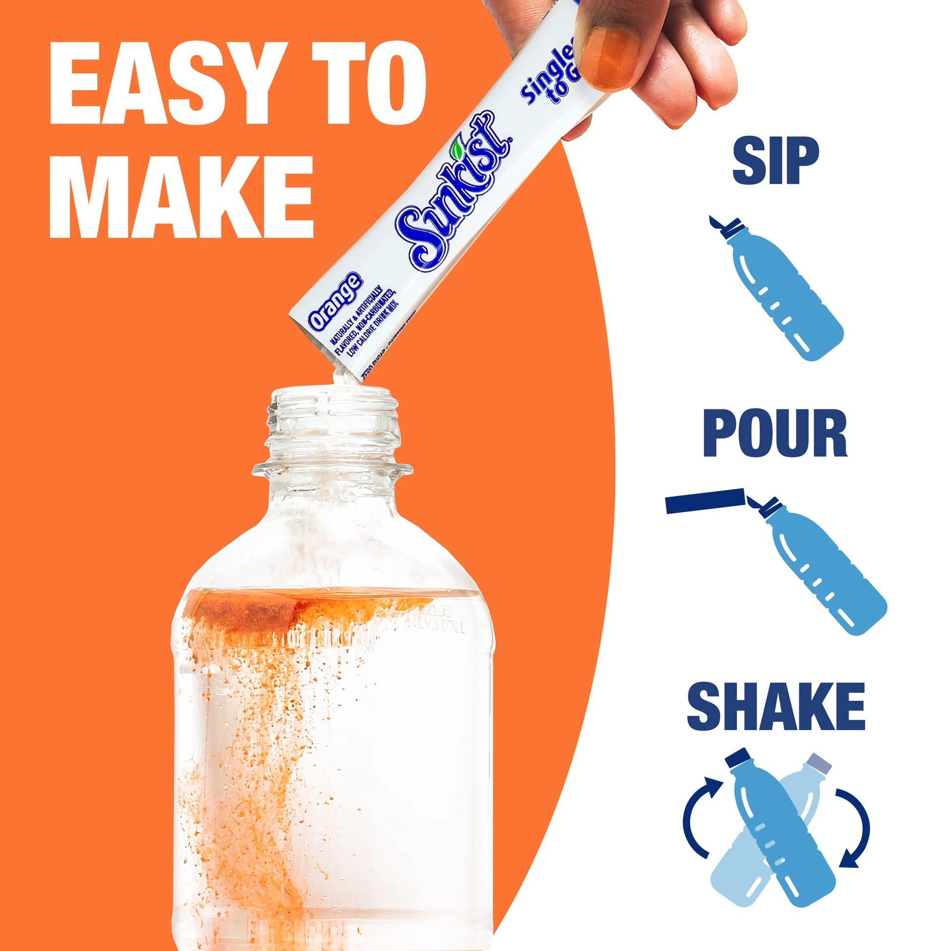 Sunkist Zero Sugar Variety Pack Singles