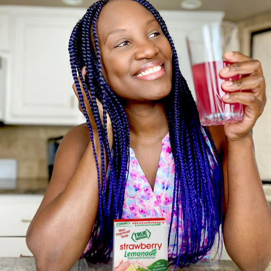 True Lemon Strawberry Lemonade Drink Mix Powder