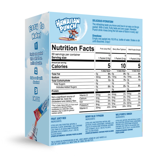 Hawaiian Punch Powder Drink Mix Variety Pack