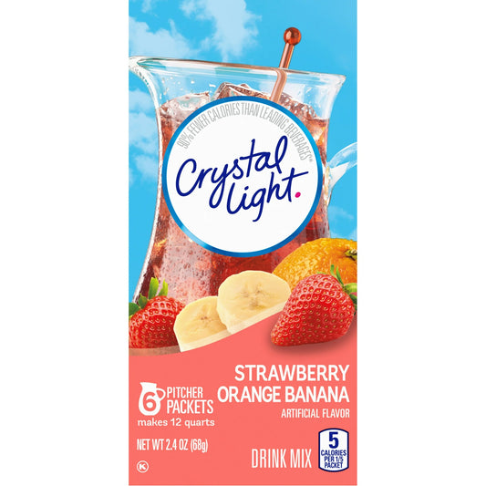 Crystal Light Strawberry Orange Banana