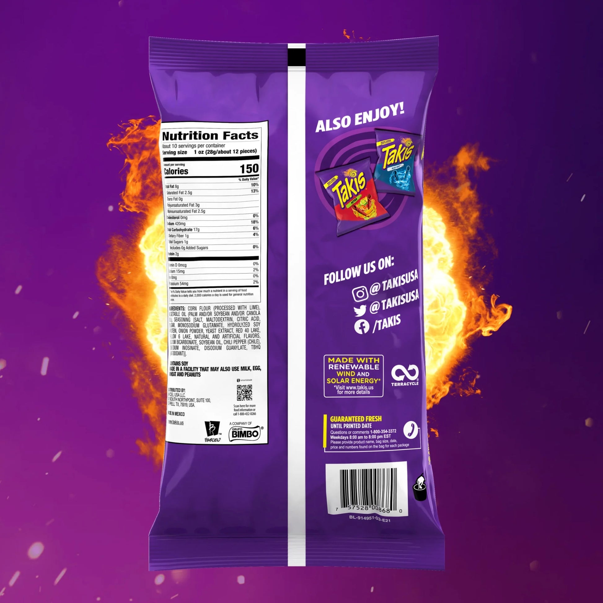 Takis Fuego 9.9 oz Sharing Size Bag