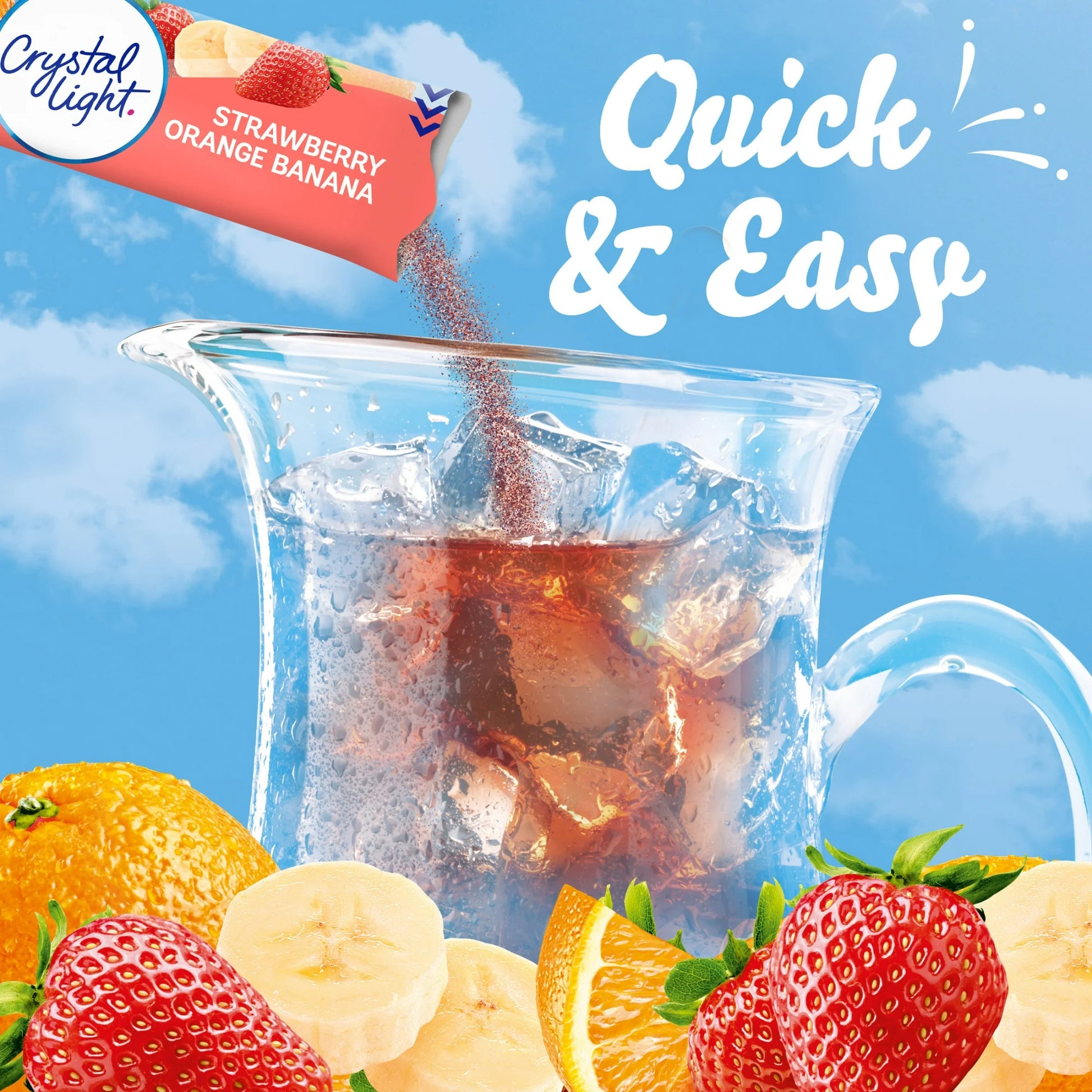 Crystal Light Strawberry Orange Banana