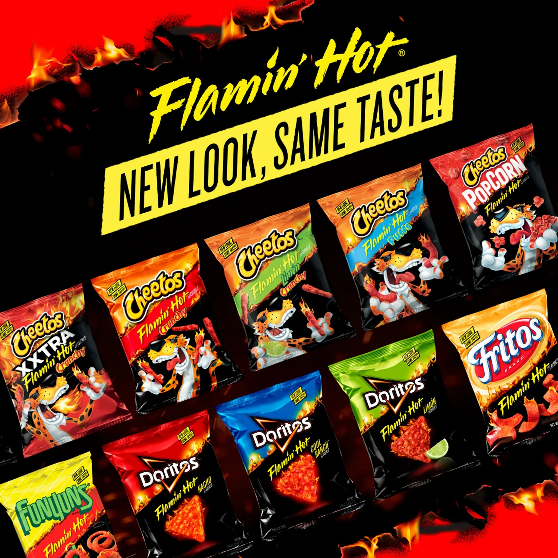 Cheetos Puffs Flamin' Hot Cheese Flavored