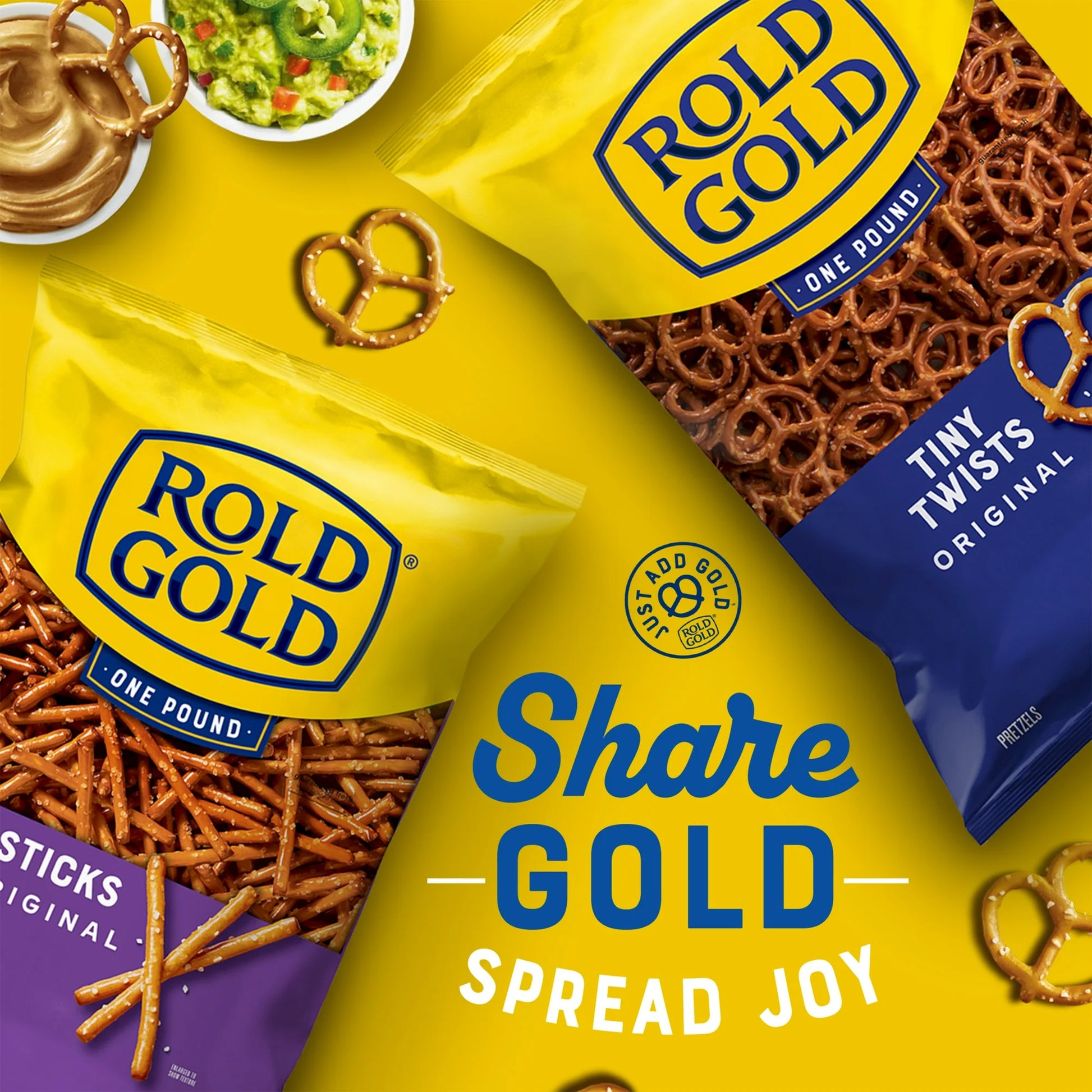 Rold Gold Pretzels, Original Waffle