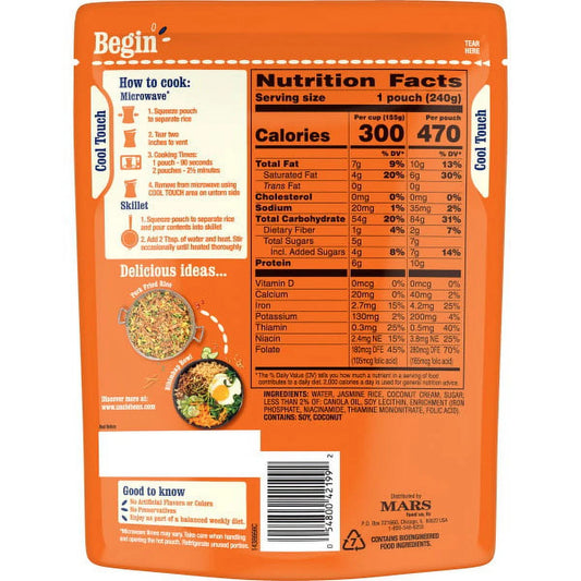 UNCLE BEN'S Ready Rice: Coconut Jasmine