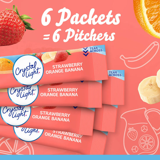 Crystal Light Strawberry Orange Banana