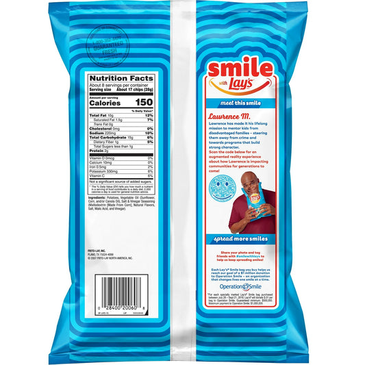 Lay's Potato Chips Salt & Vinegar Snack Chips