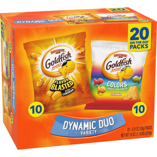 Goldfish Dynamic Duo Colors Crackers,