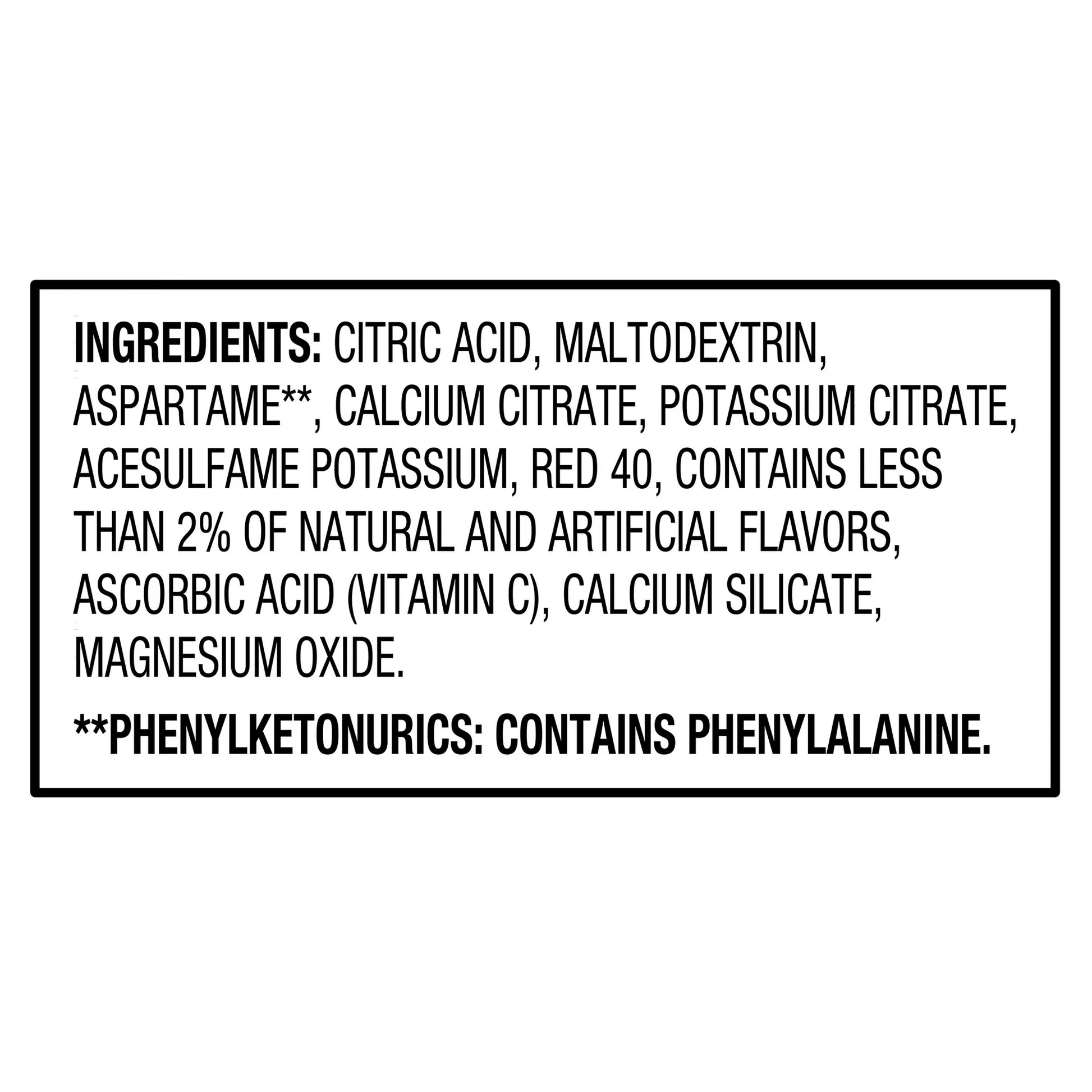 Great Value Sugar-Free Cherry Powder Drink Mix