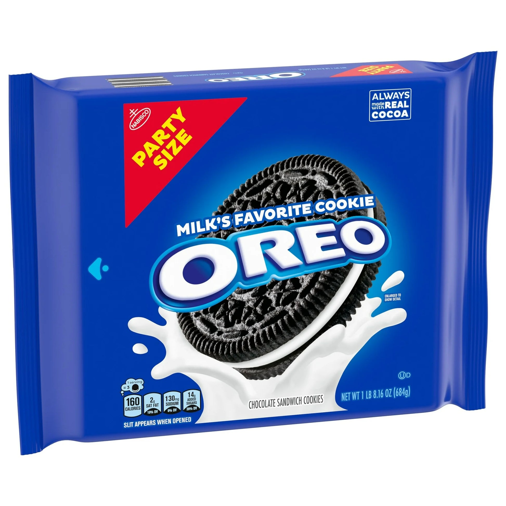 OREO Chocolate Sandwich Cookies, Party Size, Easter Baking, 24.16 oz