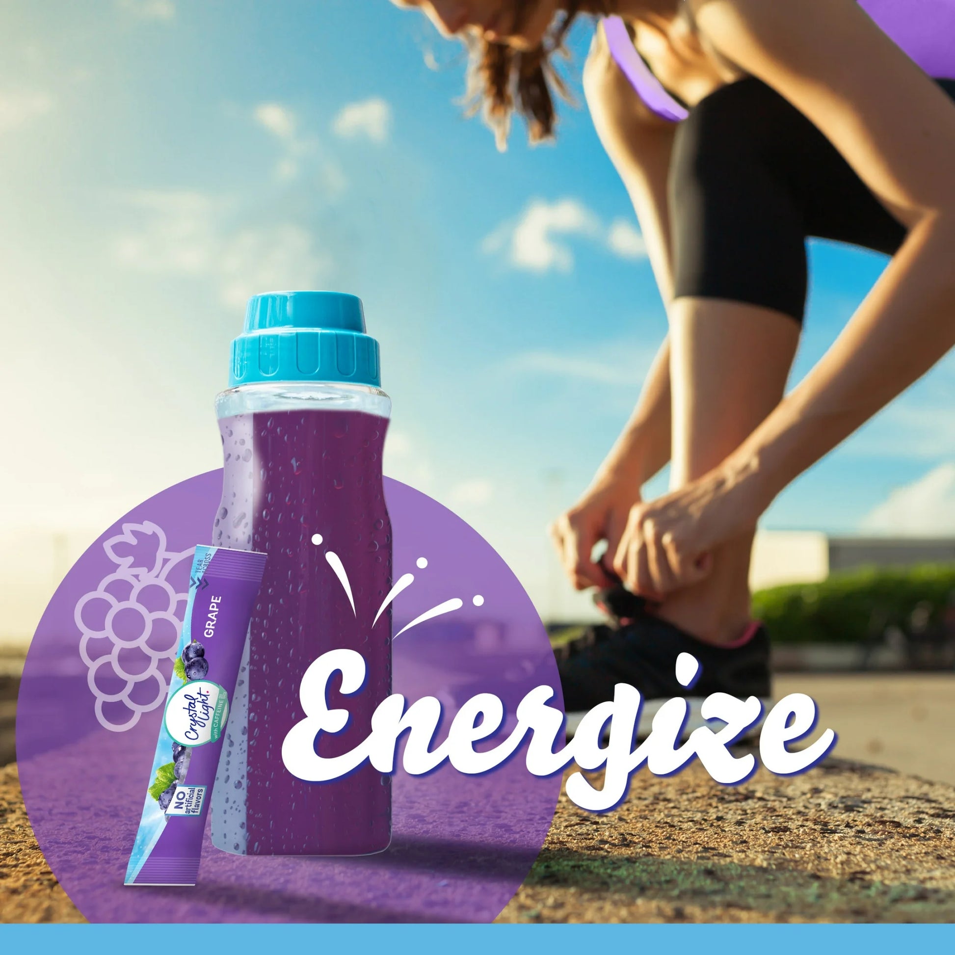 Crystal Light Grape Sugar Free Drink Mix Singles