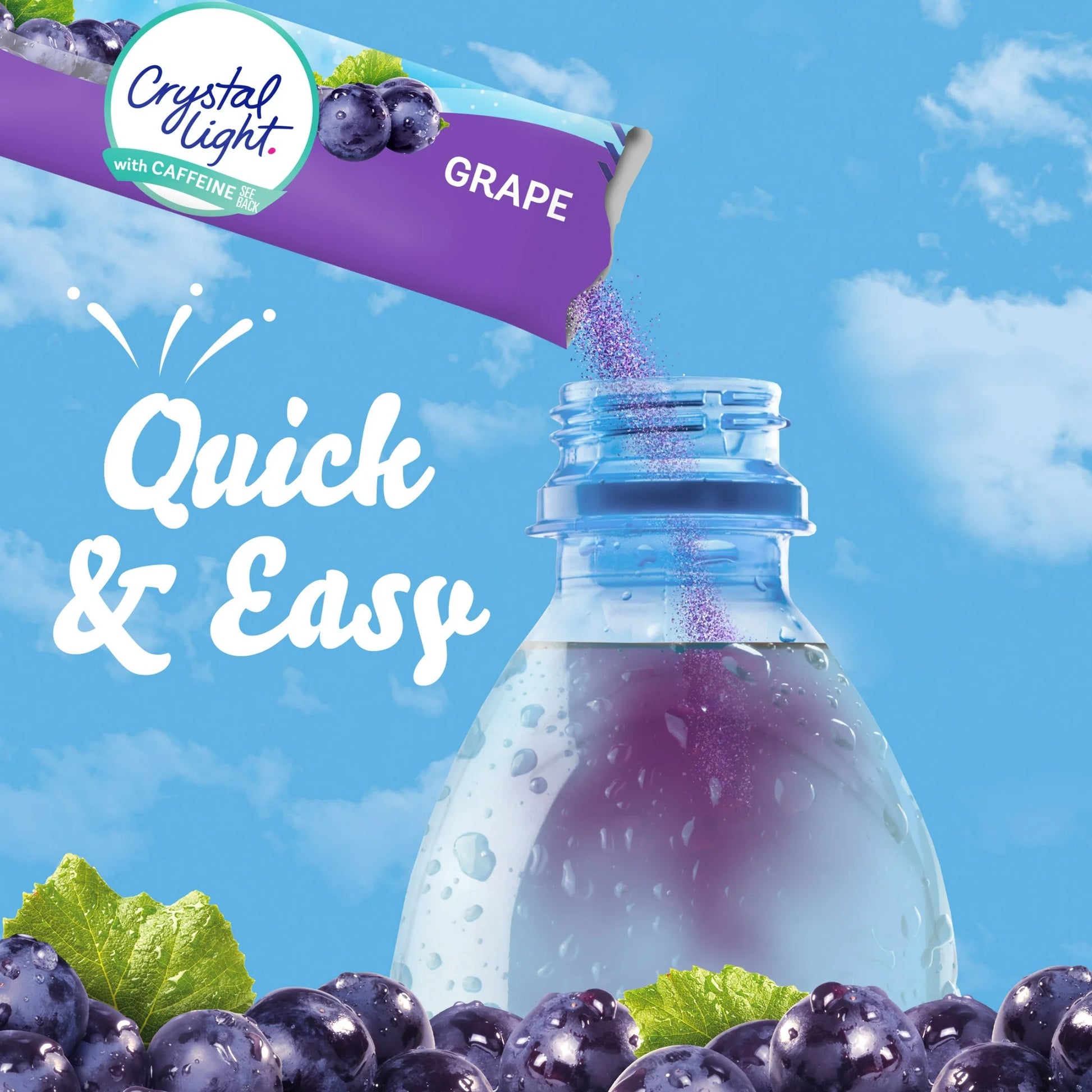 Crystal Light Grape Sugar Free Drink Mix Singles