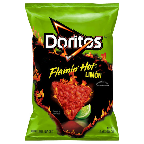 Doritos Flamin' Hot Limon Flavored Tortilla Chips