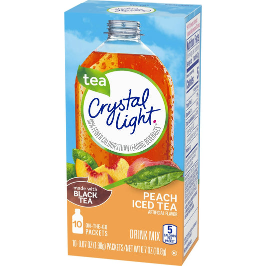 Crystal Light Peach Iced Tea Sugar Free Drink Mix