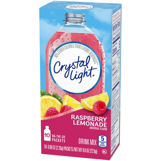 Crystal Light Raspberry Lemonade Sugar