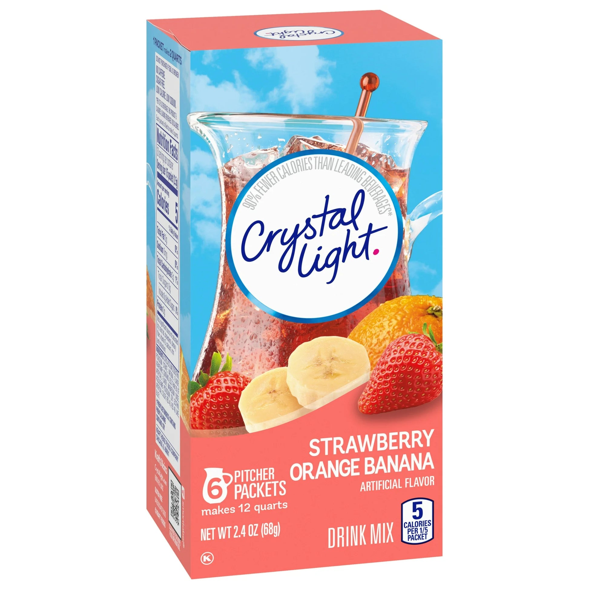 Crystal Light Strawberry Orange Banana