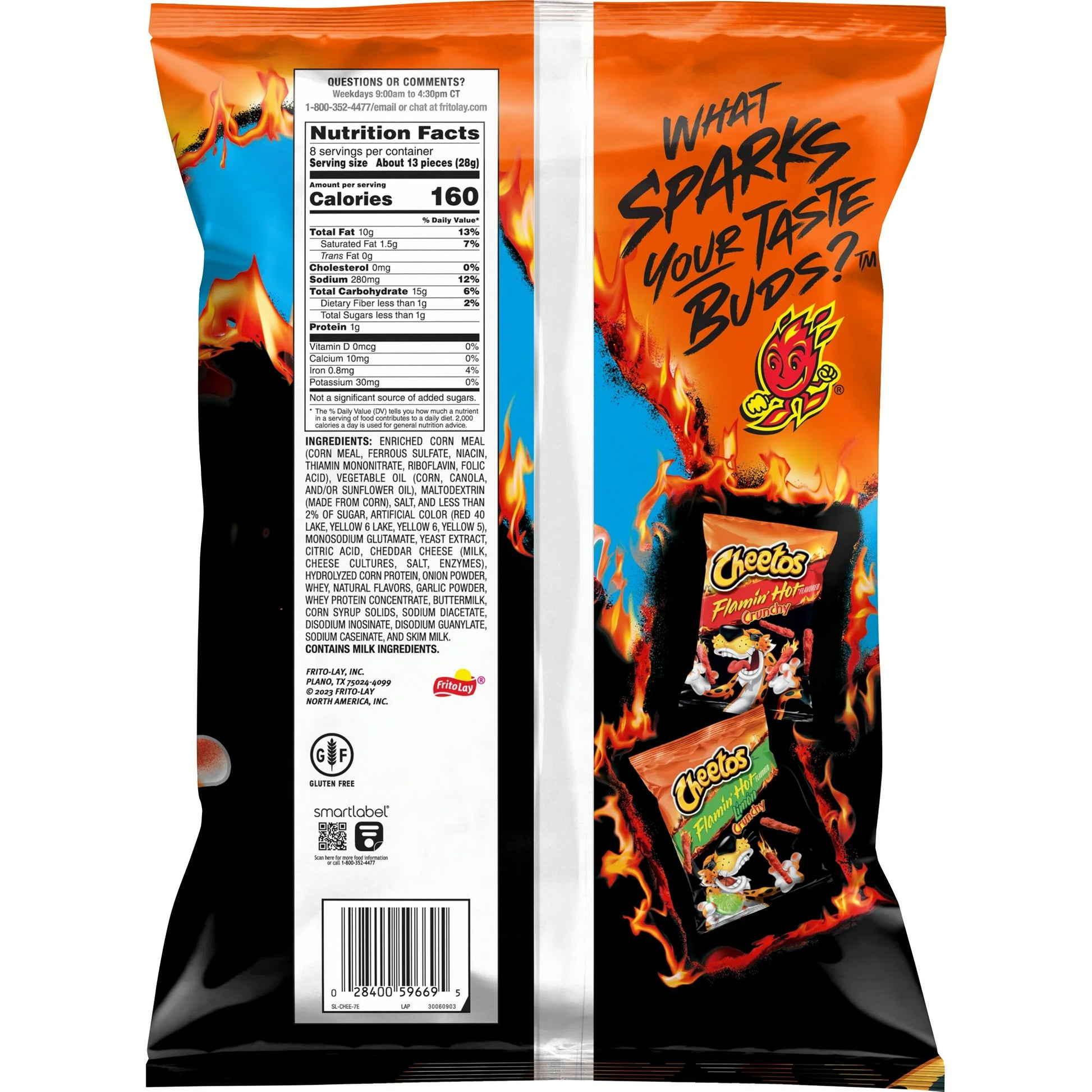 Cheetos Puffs Flamin' Hot Cheese Flavored