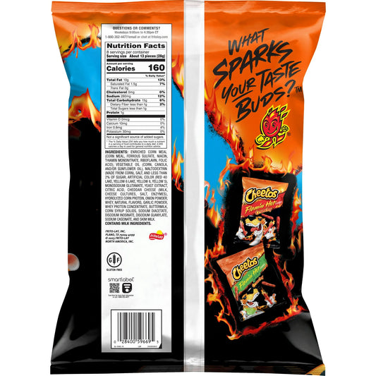 Cheetos Puffs Flamin' Hot Cheese Flavored
