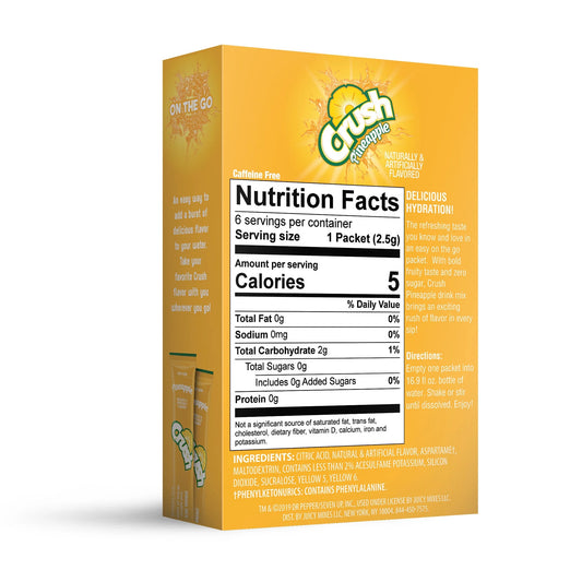 Crush Pineapple Powder Drink Mix