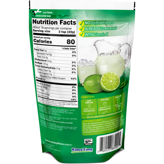Klass Aguas Frescas Lemonade Flavored Drink Mix