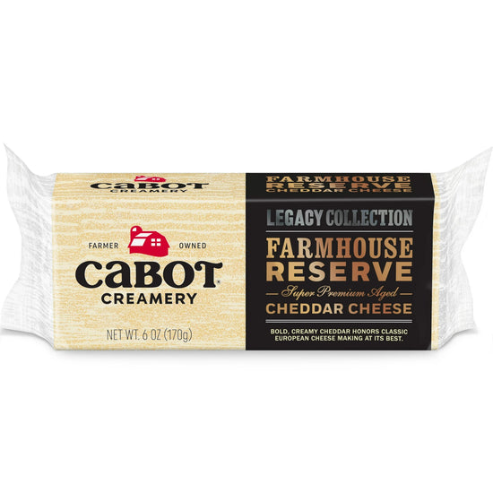 Cabot Creamery Legacy Collection Farmhouse Reserve White Cheddar Cheese Block
