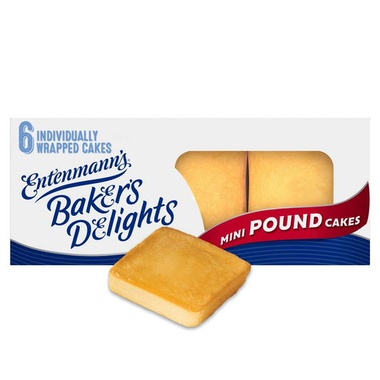 Entenmann,S Minis Pound Cakes, Box Of Snack Cakes