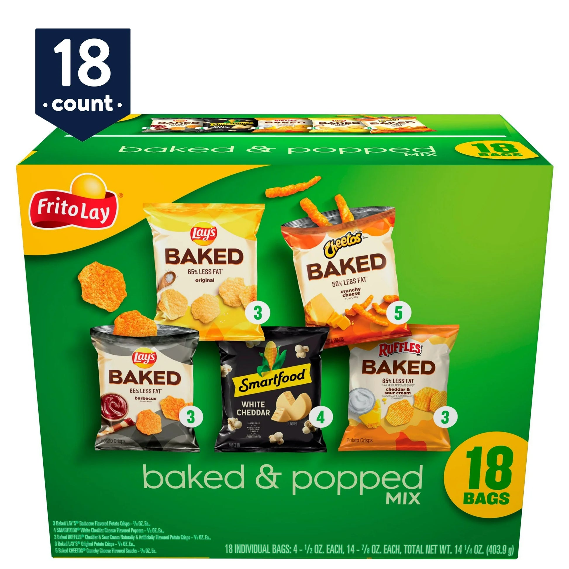 Frito-Lay Baked and Popped Mix Variety Pack