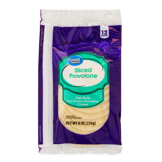 Deli Style Sliced Non-Smoked Provolone Cheese