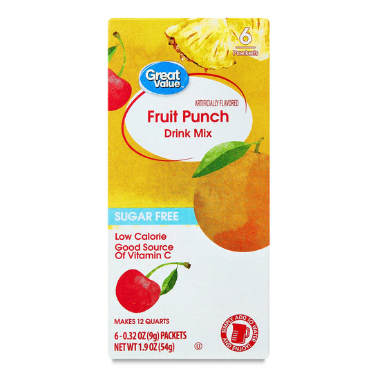 Great Value Sugar-Free Fruit Punch Drink Mix