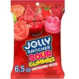 Jolly Rancher Sour Gummies Awesome Reds Assorted Fruit Flavored Candy
