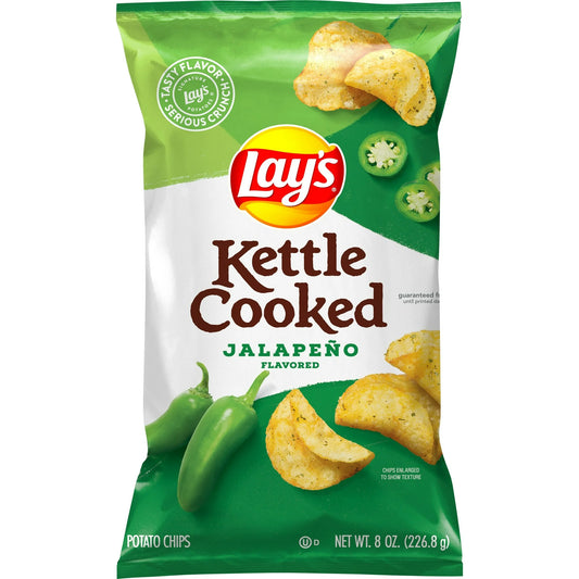 Lay's Kettle Cooked Jalapeno Potato Snack Chips