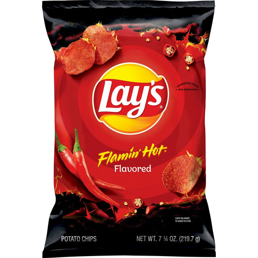 Lay's Potato Chips Flamin' Hot Flavored