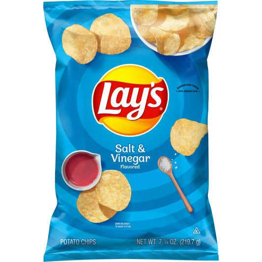 Lay's Potato Chips Salt & Vinegar Snack Chips