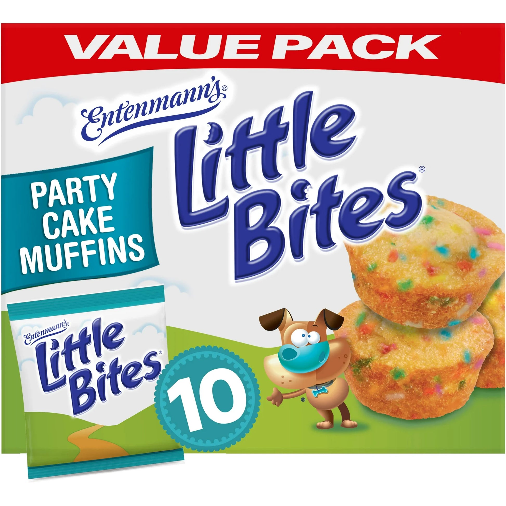 Little Bites Party Cake Muffins, 10 packs