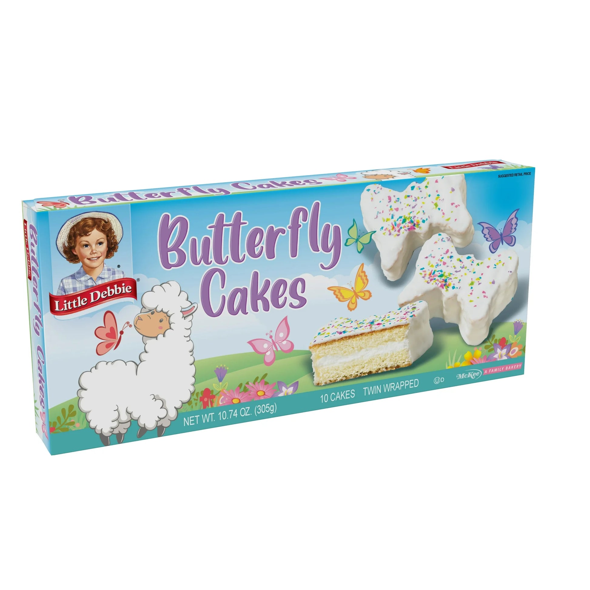 Little Debbie Butterfly Cakes Vanilla Snack Cakes
