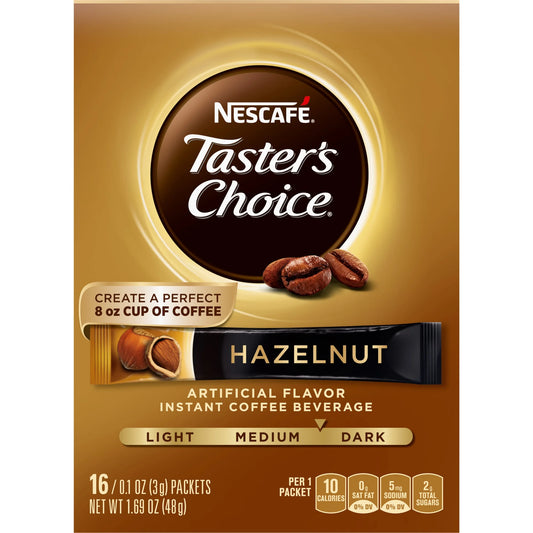 NESCAFE Taster's Choice Hazelnut Flavored