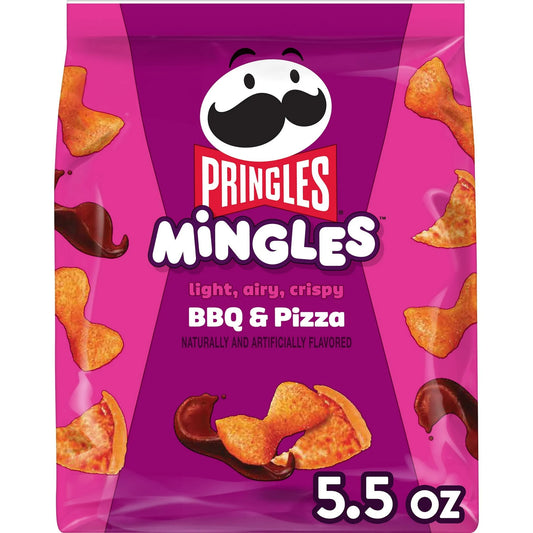 Pringles Mingles BBQ and Pizza Puffed Snacks
