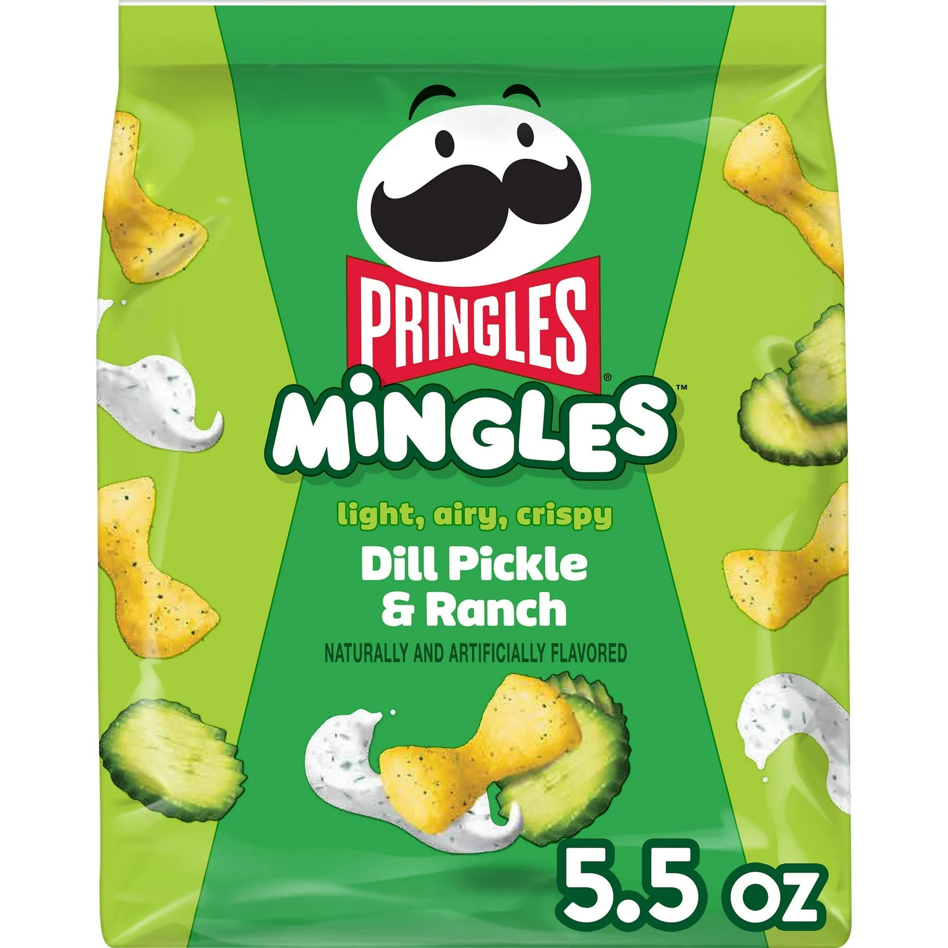 Pringles Mingles Gluten-Free Dill Pickle and Ranch Puffed Snacks