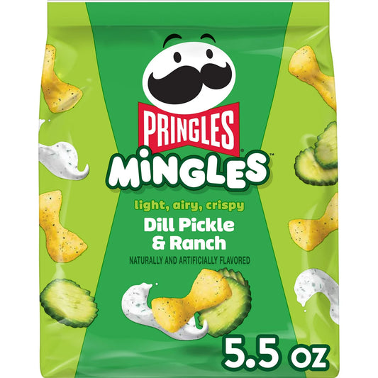 Pringles Mingles Gluten-Free Dill Pickle and Ranch Puffed Snacks