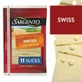 Sargento® Sliced Swiss Natural Cheese, 11 slices