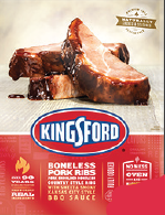 Kingsford™ Boneless Pork Ribs 16 oz. Tray