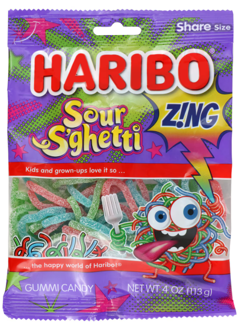 Haribo Sour S'ghetti Candy