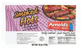 Arnolds Smoked Hots Sausage