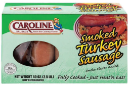 Caroline Smoked Turkey Sausage.