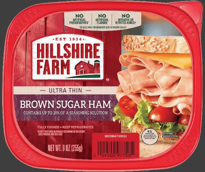 Hillshire farm Thin Sliced Brown Sugar Ham Lunch Meat