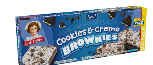 Little Debbie Big Pack Cookies & Creme Brownies