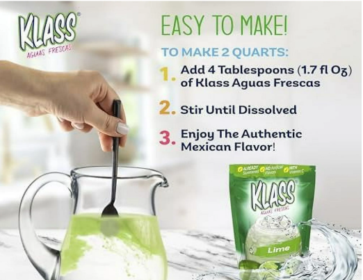 Klass Aguas Frescas Lemonade Flavored Drink Mix