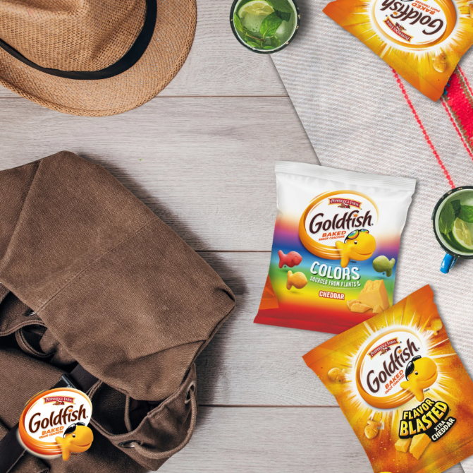 Goldfish Dynamic Duo Colors Crackers,
